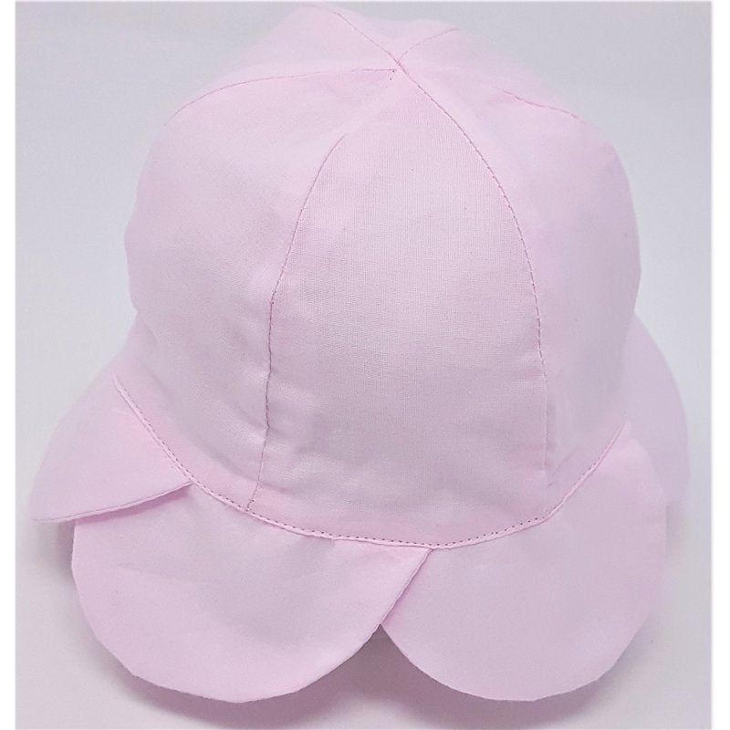 Baby Girls Poplin Petal Brim Cloche Hat