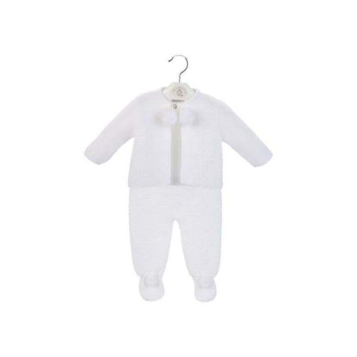Pom Pom Cardigan & Leggings Suit