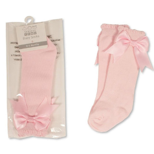 Baby Knee Length Socks with Bow