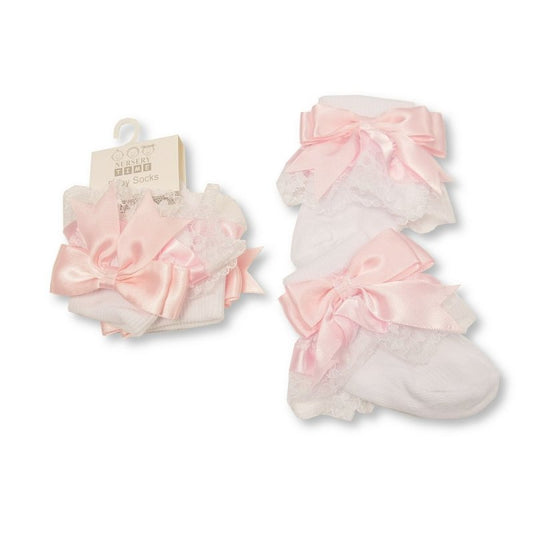 Baby Lace Socks With Bow